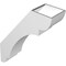 Ekena Millwork 6-in. W x 18-in. D x 24-in. H Olympic Architectural Grade PVC Knee Brace BRCP06X18X24OLY - alternate 3